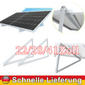 Solarpanel Bodenhalterung Aufständerung PV verstellbar Dach Befestigung Montage.