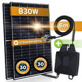 Balkonkraftwerk Set 830W/600W Photovoltaik Solaranlage Mini-PV Anlage Solarmodul