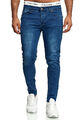 Jeans Hosen Herren Stretch Hose Jeans Slim fit Skinny Jeans  258991-DUNKELBLAU