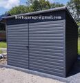 2,5x4 Garage Hobbyraum Gartenbox CONTAINER Lagerbox Blechgarage Gartenhaus Laube