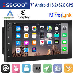 2DIN Android 13 2+32G Apple Carplay Autoradio Bluetooth GPS NAVI WiFi RDS USB EQ