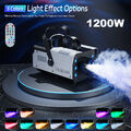 1200W U`King Nebelmaschine mit RGB 6 LED Bühnenlicht Halloween Party Disco Show