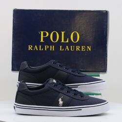 POLO RALPH LAUREN HANFORD MENS TRAINERS UK 7 EU 41 NAVY BLUE RRP £70 OC