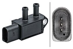 HELLA Differenzdruck Abgasdruck Sensor Für AUDI A1 SEAT SKODA VW 12- 04L906051