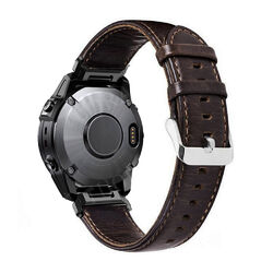 Quick Fit Armband Für Garmin Fenix 7 7X 6X 6 Epix Pro 5X 5 Plus 3 HR Leder Band