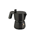 Espressokocher "Moka", 1 Tasse, Farbe Schwarz von ALESSI