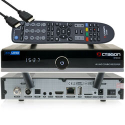 OCTAGON SF8008 4K UHD HDR Sat/ Sat Twin/ Combo Tuner PVR FestplattenreceiverMultistream E2 Linux IPTV Smart TV Box & Media Server