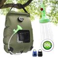 Campingdusche Solardusche Solar Wassersack Outdoor Garten Solar Duschtasche 20L