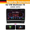 6+128GB Carplay Autoradio Für VW Multivan T5 Android13 GPS Nav WIFI 8Kern DAB+BT