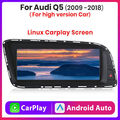 8.8" 8-Kern IPS Android 14.0 Autoradio GPS DAB+ CarPlay Wifi Navi 4G Für Audi Q5