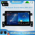 9" Android 14 Autoradio Stereo GPS Carplay DSP Für Suzuki Grand Vitara 2005-2017