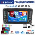 Für Audi A3 S3 RS3 8V 8PA 8P1 Android 13 Carplay Autoradio 2+64G GPS BT RDS WIFI