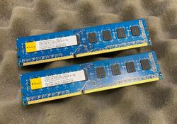 8GB Kit (2 x 4GB) Elixir M2F4G64CB8HG5N-CG PC3-10600U DDR3 Computer Speicher RAM