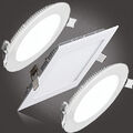 LED Panel ultraslim FLACH Einbaustrahler Einbauspot Deckenspot Spot 12W 18W 24W 