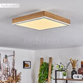 LED Decken Lampen eckig modern Holzoptik Ess Wohn Schlaf Zimmer Raum Beleuchtung