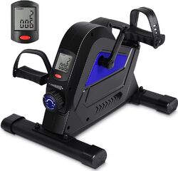 Heimtrainer Pedaltrainer Fitnessbike Trimmrad Fitness Fahrrad mit Magnet LCDMagnet-Bremssystem/TIME/D/COUNT/T-COUNT/CA