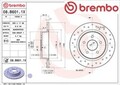 2x Bremsscheibe Brembo 08.B601.1X 2 Bremsscheiben für Ford