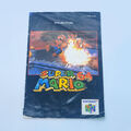 Anleitung für Super Mario 64 ✩ Nintendo 64 N64 Spielsanleitung Manual Booklet