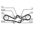 CONTINENTAL CTAM CT1050K1 Zahnriemensatz passend für SUBARU