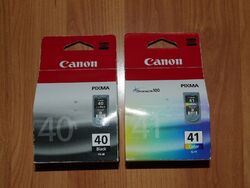 Original Canon Tinte Patrone PG-40 CL-41 für IP 1100 1200 1300 1600 1700 1900 22