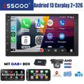 2 DIN Android 13 DAB+ Carplay Autoradio 2+32G GPS NAVI Bluetooth WIFI FM RDS Kam