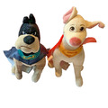 DC League of Super Pets Plüschtier Ace the Bat Hound Krypto The Super Dog Stofftier