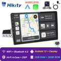 10.1" Android 12 Single 1 DIN Autoradio Carplay mit GPS Navi WiFi Rückfahrkamera