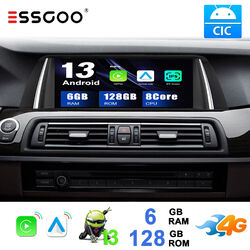 8 Core 6+128G Android 13 GPS Navi WIFI 4G Carplay Autoradio Für BMW F10 F11 CIC