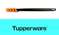   Tupperware Topf und Teigschaber * Griffbereit *  Silikon Kleine Schaber *Neu!