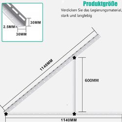 PV Solar Modul Halter Wand Dach Boden Balkonkraftwerk Haken 41-52 Zoll 0-90°