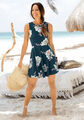 Beachtime Strandkleid mit Blumenprint, blau. NEU!!! SALE%%%