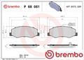 Brembo P68061 Bremsbelagsatz für Scheibenbremse Bremsbelagsatz 