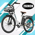 EBike 26 Zoll Elektrofahrrad 250W Herren/Damen E Citybike Fahrrad 25km/h Pedele