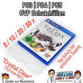 Sony PS3/PS4/PS5 #CrystalClear Spiele Schutzhüllen - OVP Game Box 0,3 mm