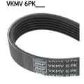 Keilrippenriemen SKF VKMV 6PK1782 für BMW 3er X1