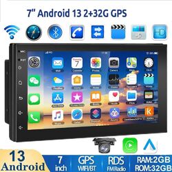 7" Android 13 Autoradio 2 DIN 32G Carplay GPS NAVI RDS Bluetooth Kamera Für Opel