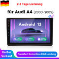 9'' Android 13 Autoradio GPS Navi Für Audi A4 2000-2009 WIFI BT SWC DAB+ 6+128G