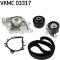 SKF VKMC 03317 Wasserpumpe Zahnriemensatz für PEUGEOT FORD CITROEN USA DS OPEL