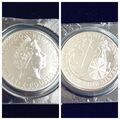 2008 BRITANNIA 2 Pounds - Elizabeth II ,  1 oz Fine Silver , 