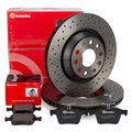 BREMBO XTRA Bremsscheiben Ø 310mm + Beläge für VW GOLF 7 PASSAT B8 TIGUAN hinten