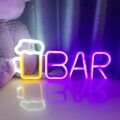 LED Leuchtreklame Neon Schild Neonlicht Leuchtschrift Bar Party Männerhöhle Deko