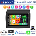 Android 13 Autoradio GPS Navi WIFI DAB+ KAM BT 2+64GB 7" Carplay Für Fiat Ducato