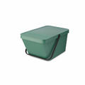 Brabantia Abfallbehälter Sort & Go, Mülleimer, Kunststoff, Fir Green 20 L 277740