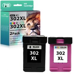 2er Druckerpatronen für HP 302 XL OfficeJet 1110 3830 3831 3832 3833 3834 4650