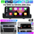 8+128G 8-Kern Autoradio CarPlay Für BMW 3er E90 E91 Android 13 WIFI GPS Navi SWC
