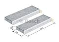 BOSCH 1 987 435 522 Innenraumfilter Filter Pollenfilter für CITROËN PEUGEOT