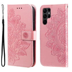 Leder Hülle Für Samsung S24 S23 Ultra S22 S21 FE A54 A05S Kartenfach Flip Case