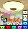 RGB LED Deckenlampe mit Bluetooth Musik Lautsprecher Dimmbar App Fernbedienung