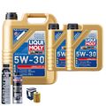 Motoröl 5W30 LIQUI MOLY Longlife Iii 7L+BOSCH Ölfilter +Spülung +Cera Tec