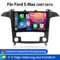 2+64G Android 13 Carplay Für S-Max 2007-2015 Autoradio GPS Navi WIFI BT DAB+ SWC